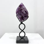 Trapiche Amethyst Slice With Stand