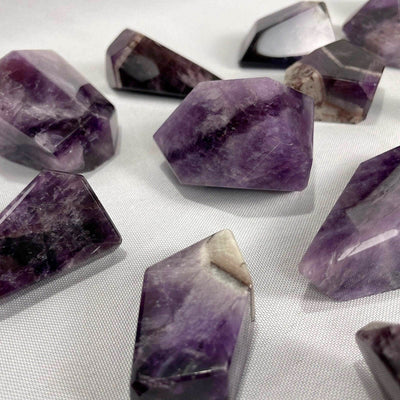 Trapiche Amethyst Chevron Free Form Wholesale from Amezoni Crystals, front view