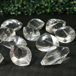 Premium Quality Faceted Lemurian Quartz Lot shown for scale and natural variation