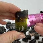 Raw Green Tourmaline Lot