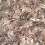 Raw Pink Lithium Points (100% natural) from Amezoni Crystals, front view