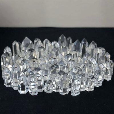 Lemurian Quartz Tower - Top Quality Lemurian Towers from Amezoni Crystals, front view
