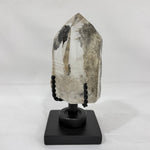 Lemurian Black Garden Semi Polished With Stand