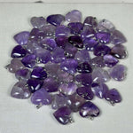 Amethyst Hearts Pendants Lot