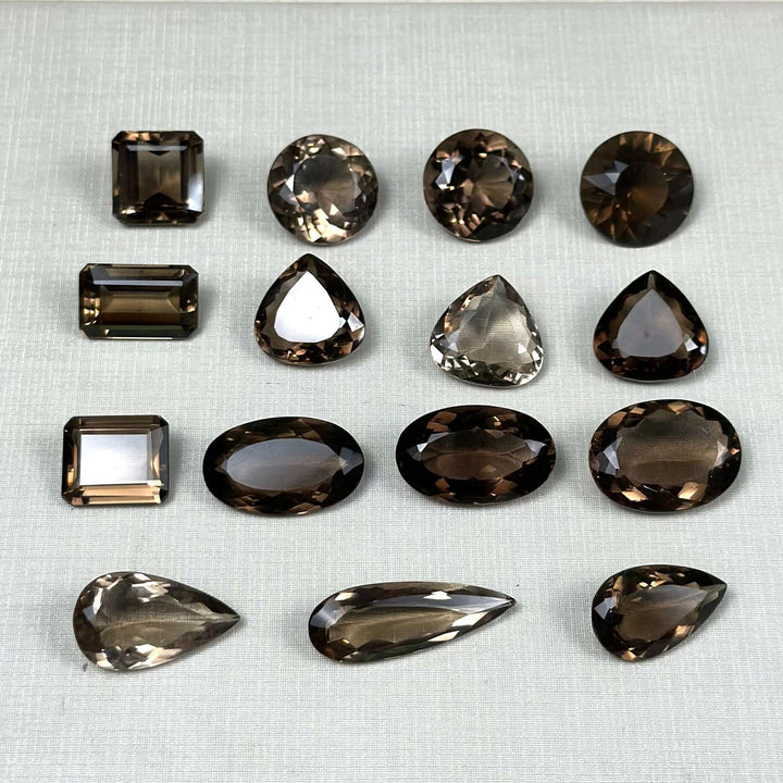 Smoky Quartz Jewelry Cabochons Lot