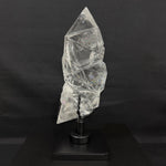 Faceted Rainbow Lemurian With Stand