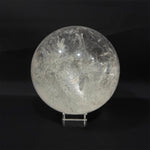 Lemurian Quartz Sphere from Amezoni Crystals, front view