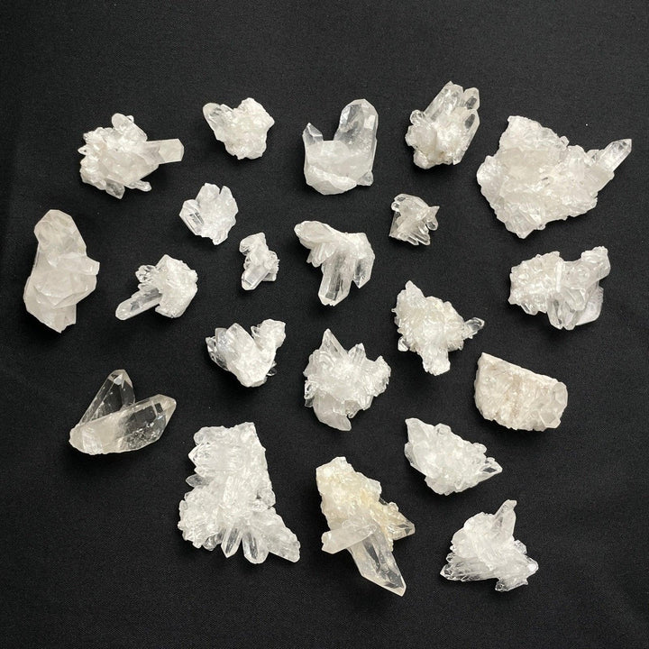 CLEAR QUARTZ CLUSTER LOT - Amezoni Crystals Wholesale