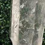Close-up of Diamantina Quartz with Stand Display Piece with visible color and formation