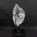 High Quality Semi Polished Faceted Lemurian Free Form With Stand