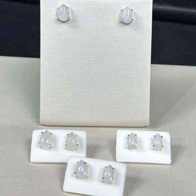 Moon Stone Earrings 925 Silver