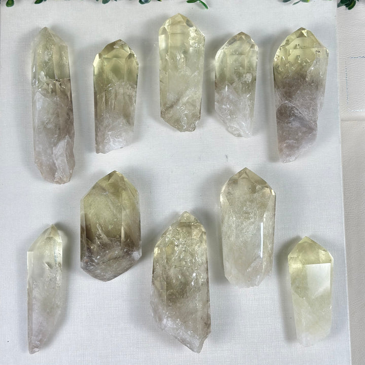 Green Gold Citrine Lot - Heat Treated