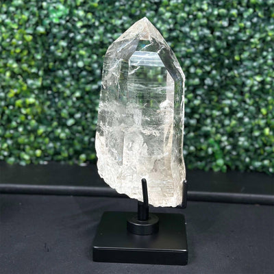 Lemurian Quartz Display Piece - High Quality Semi Polished Lemurian from Amezoni Crystals, front view