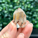 Garden Quartz Tower - Premium Grade Phantom Garden Mini Tower shown for scale and natural variation