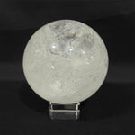 Lemurian Quartz Sphere from Amezoni Crystals, front view
