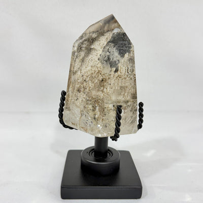 Lemurian Black Garden Semi Polished With Stand