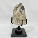 Lemurian Black Garden Semi Polished With Stand