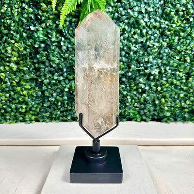Garden Smoky Quartz DT point with stand