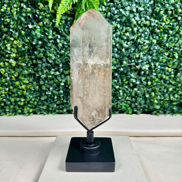 Garden Smoky Quartz DT point with stand