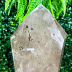 Rutilated Smoky Quartz with Stand Display Piece product image with natural crystal details