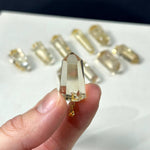 HQ Citrine Towers Pendants - 10 pcs Lot shown for scale and natural variation