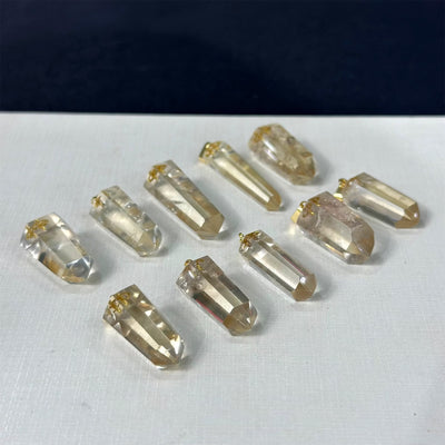 HQ Citrine Towers Pendants - 10 pcs Lot
