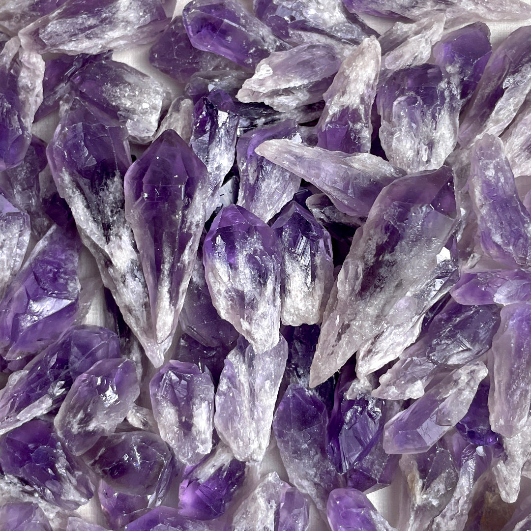 RAW AMETHYST POINTS WHOLESALE - Amezoni Crystals Wholesale