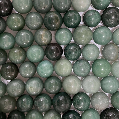 Aventurine Spheres (Green Quartz) - Wholesale Bulk from Amezoni Crystals, front view