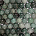 Aventurine Spheres (Green Quartz) - Wholesale Bulk from Amezoni Crystals, front view