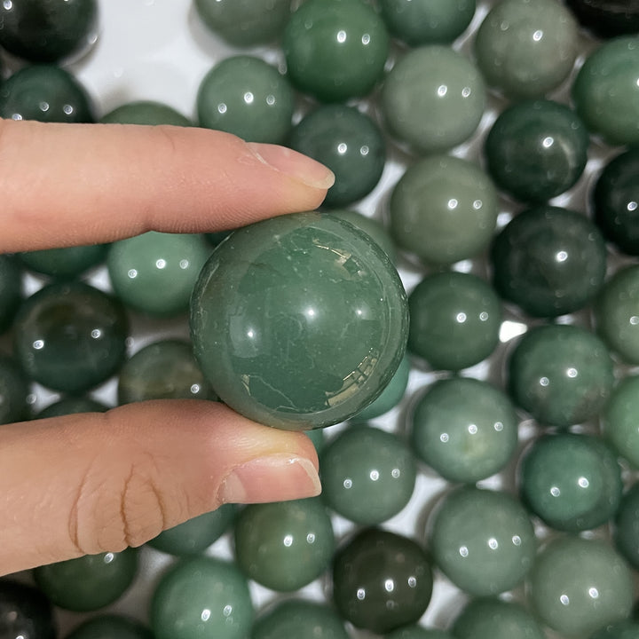AVENTURINE SPHERES (GREEN QUARTZ) WHOLESALE - Amezoni Crystals Wholesale