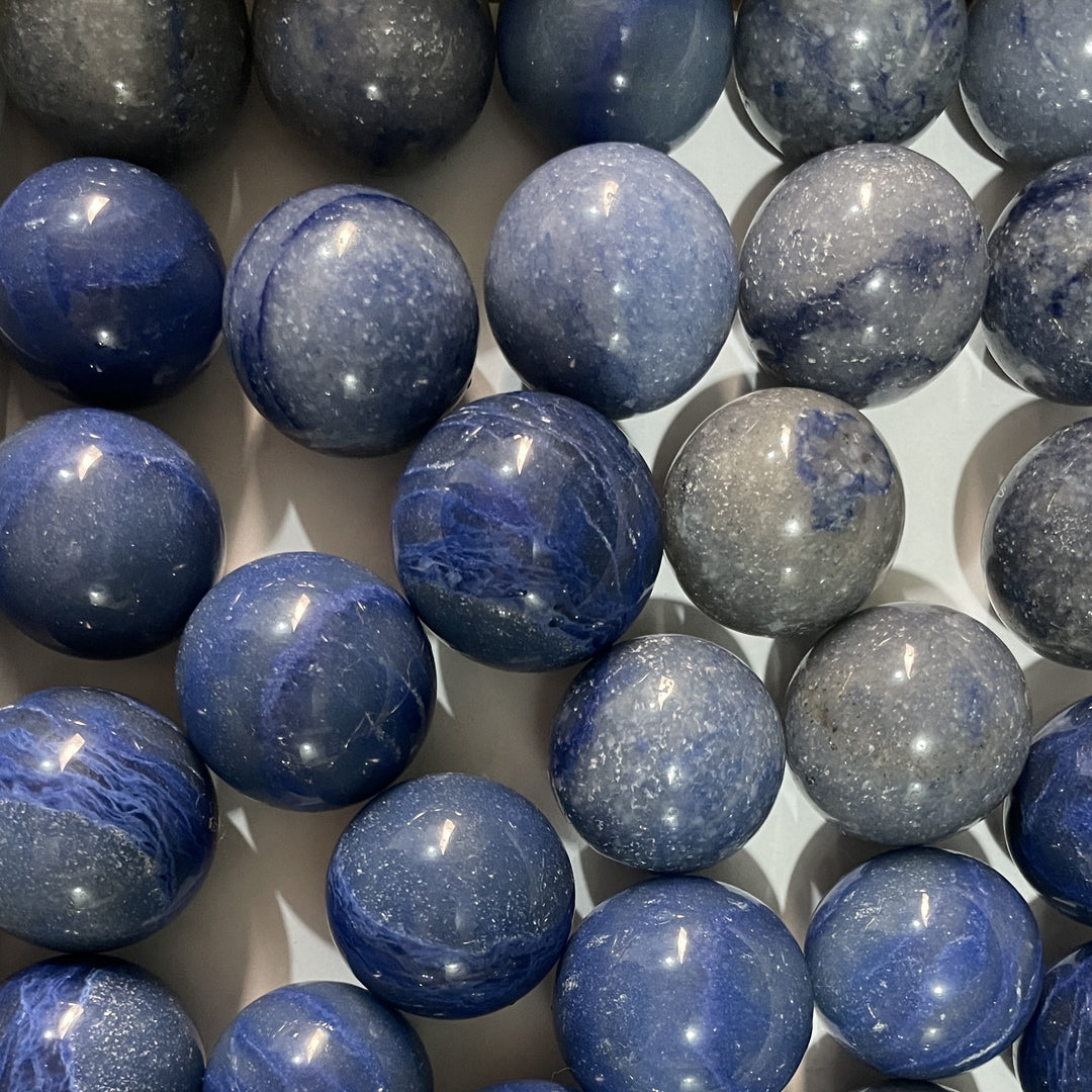 BLUE QUARTZ SPHERE BALL WHOLESALE - Amezoni Crystals Wholesale