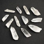 Close-up of Lemurian Quartz Points - 1kg Lot with visible color and formation