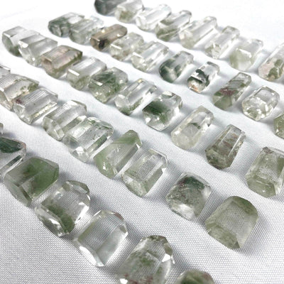 Green Garden Quartz Mini Towers - 50pcs Lot from Amezoni Crystals, front view