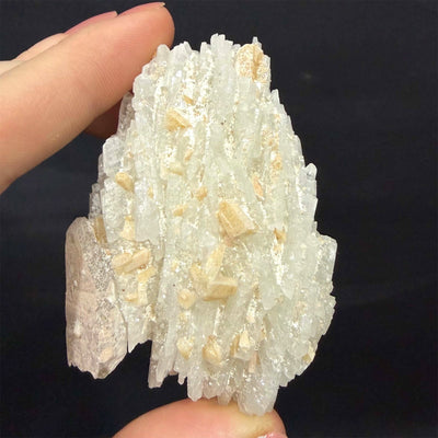 Albite Flowers Lot from Amezoni Crystals, front view