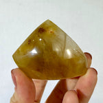 Amphibole Quartz Free Form - Amphibole Red and Yellow Free Form Lot shown for scale and natural variation