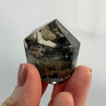 Lemurian Quartz Free Form - Black Phantom Lemurian Towers and Free Form Lot shown for scale and natural variation