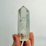 Garden Quartz Tower - Chlorite Phantom and Garden Towers Lot shown for scale and natural variation
