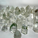 Garden Quartz Tower - Chlorite Phantom and Garden Towers Lot from Amezoni Crystals, front view