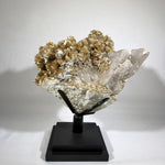 Golden Star Mica and Morganite 100% Natural - Collection Piece shown for scale and natural variation
