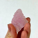 High Quality Pink Canga Lot (Crystallized Rose Quartz) shown for scale and natural variation