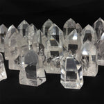 Lemurian Quartz Tower - Lemurian Towers Semi Polished Lot shown for scale and natural variation