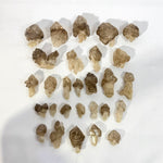 Side view of Smoky Quartz Scepter 100% Natural Raw Crystal showing natural crystal details