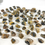 Rutile Quartz Lot - Novo Horizonte Golden Rutile 100% Natural Lot from Amezoni Crystals, front view