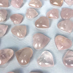 Rose Quartz Hearts - 10 Pieces product video showing Brazilian Rose Quartz Hearts - 10 Pieces wholesale.