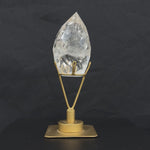 Rainbow Faceted Lemurian With Stand