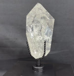 Rainbow Lemurian Free Form With Stand product video showing Lemurian Quartz Free Form - Rainbow Lemurian Free Form With Stand from Amezoni Brazil.