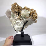 Golden Star Mica and Morganite 100% Natural - Collection Piece product video showing Golden Star Mica and Morganite 100% Natural - Collection Piece from Amezoni Brazil.