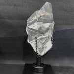 High Quality Semi Polished Faceted Lemurian Free Form With Stand