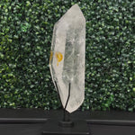 Lemurian Hematite Point w/ Stand product video showing Lemurian Quartz Point - Lemurian Hematite Point with Stand from Amezoni Brazil.