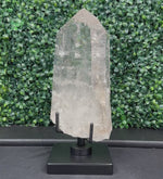 High Quality Semi Polished Lemurian product video showing Lemurian Quartz Display Piece - High Quality Semi Polished Lemurian from Amezoni.